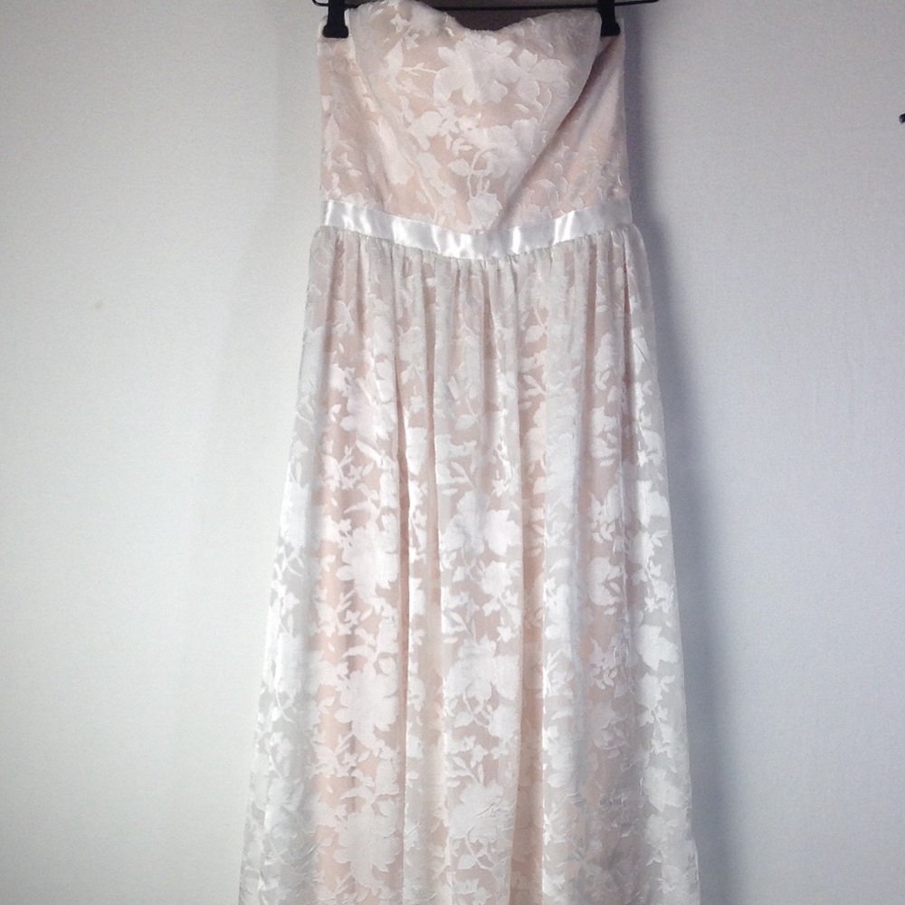 ERIN by Erin Fetherston Chiffon Strapless  Gown